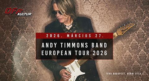 Andy és bandája amerikája - Andy Timmons koncerten jártunk