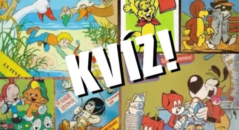 Retró Kvíz: Emlékszel még ezekre a régi képregényekre? Derítsd ki!