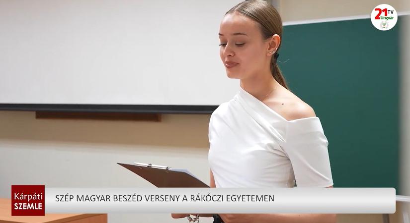 Szép magyar beszéd verseny a Rákóczi egyetemen (videó)