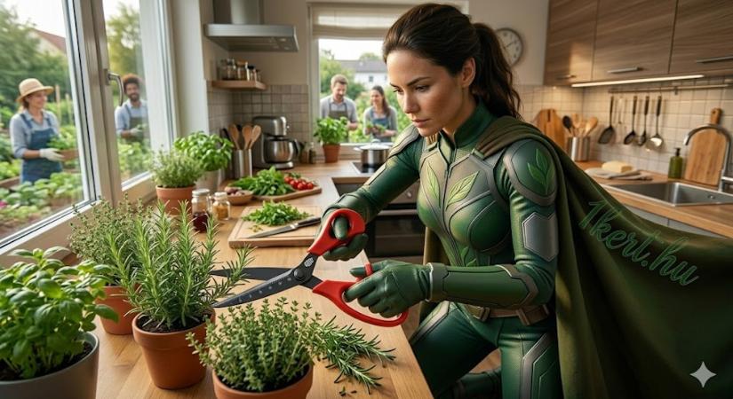 FELCO 455 univerzális háztartási és kerti olló: az a mindenes, amit először csak egy gyors vágásra veszel elő, aztán egész nap nálad marad