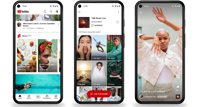Limitálható, de nem kikapcsolható a YouTube Shorts mobilon