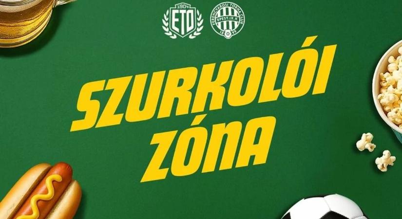ETO-szurkolói zóna a győri aranyrangadó előtt