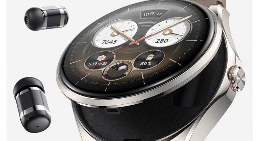 Jön a fülhallgatót rejtő Huawei okosóra második generációja