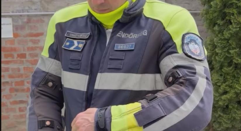 Intelligens eszköz védi a Tolna vármegyei motoros járőröket is