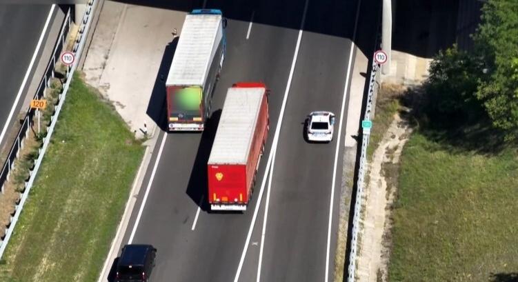 Összehangolt ellenőrzés az M7-es autópályán