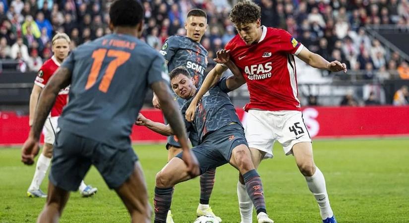 Kovács Bendegúz gólpasszal debütált, az AZ döntetlennel búcsúzott a Konferencialigától