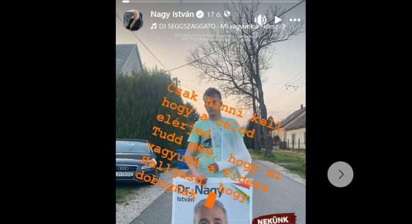 DJ SEGGSZAGGATO nótájával és egy törött karú plakátgyűjtővel búcsúzik Nagy István agrárminiszter