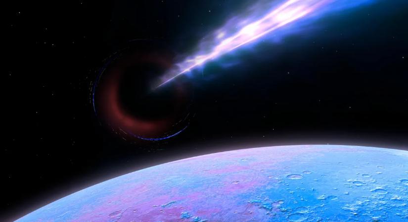 Elképesztő, mit köpött ki magából brutális erővel a fekete lyuk