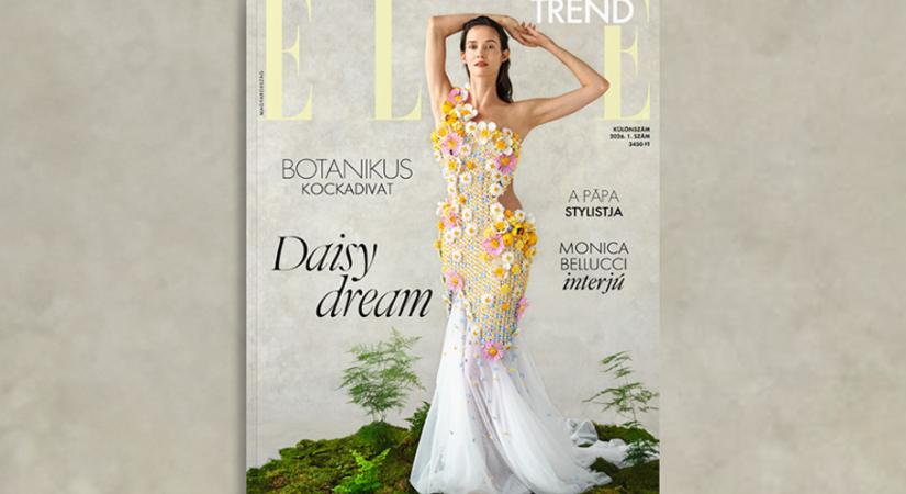 Amikor a divat játszani tanít: LEGO virágokból épített couture ruha a legfrissebb ELLE magazin címlapján