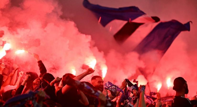 „Az első meccsen tiszteletlenek voltak velünk, most a pályán válaszoltunk” – balhés hangulatban ért véget a Konferencia Liga-negyeddöntő