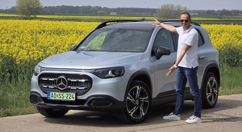 Ezüstbakancs: hazai utakon teszteltük a 7 üléses villanyos kecskeméti új Mercedes GLB-t