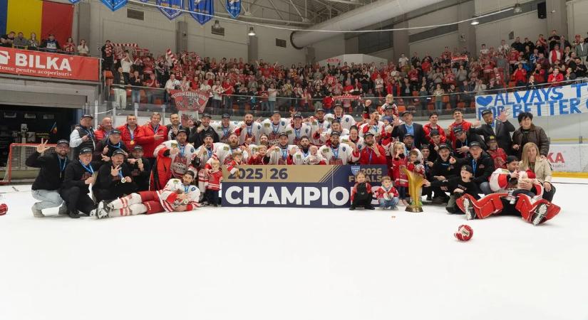 „Hollywoodi volt a koreográfia” – Gyergyói HK vezetőedzője az Erste Liga-győzelem után