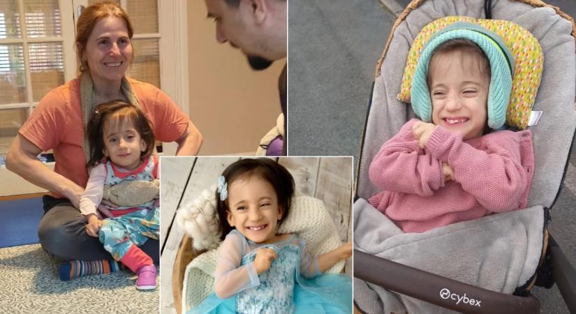 "Végig csacsogja és mosolyogja Emmus a fejlesztéseket" – intenzív fejlesztő terápia miatt Angliába utazott Emma, a koraszülött kislány