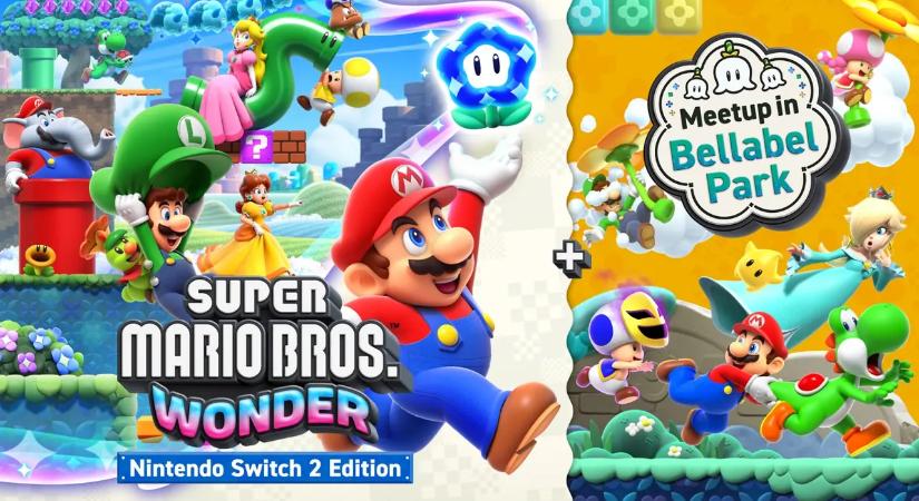 Super Mario Bros. Wonder Nintendo Switch 2 Edition  Meetup in Bellabel Park teszt – Flower Power!