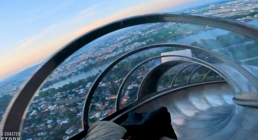 165 méter magasból csúszhatsz ebben a szomszédos országban: Európa legmagasabb csúszdája