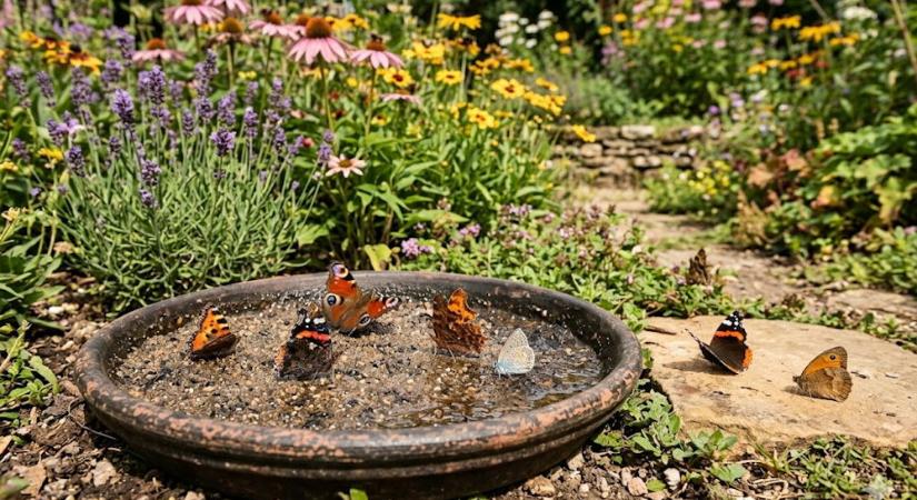 Ami a legtöbb lepkebarát kertből hiányzik: nem elég a virág, ásványi anyagok is kellenek