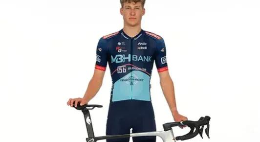 Egy az MBH Bank csapatában tekerő 19 éves magyar kerékpáros bukott meg doppinggal