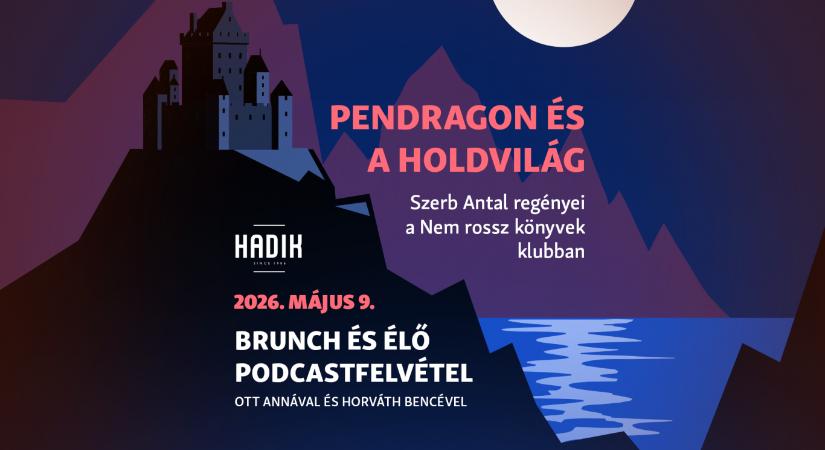 Pendragon és a holdvilág – élő felvétel és brunch a Nem rossz könyvek következő eseményén