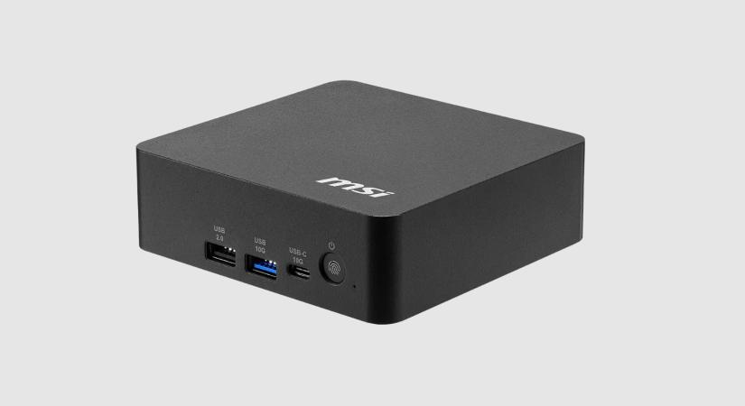 Helyi AI feladatok elvégzésére is kiválóan alkalmas az MSI legújabb kompakt asztali PC-je, a Cubi NUC AI 3MG