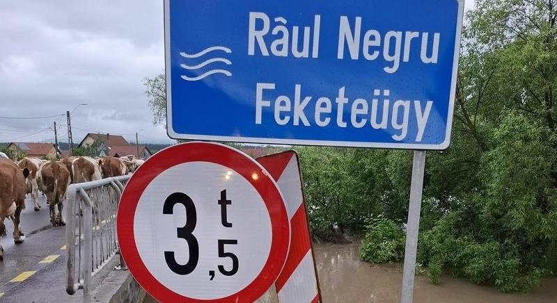 Elsőfokú árvízvédelmi készültség: Kovászna megyében is bekövetkezhet áradás