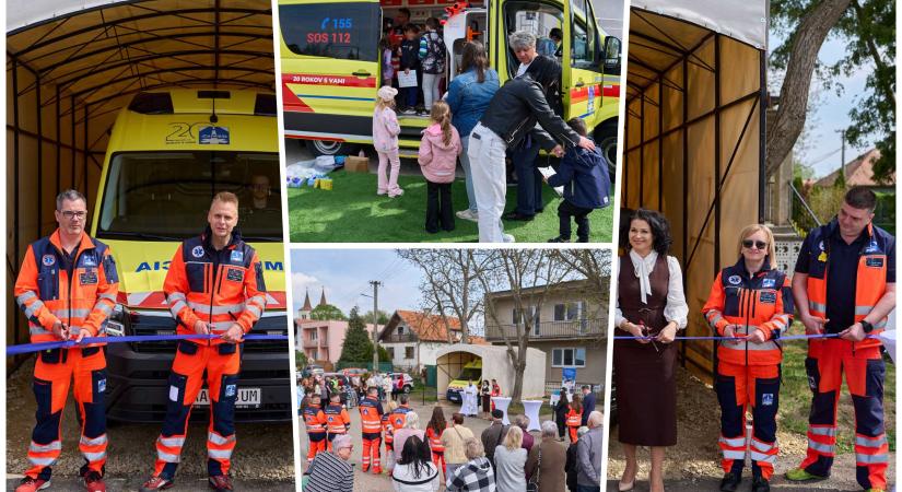 Bényben átadták az elsősegélyt nyújtó mentőállomást