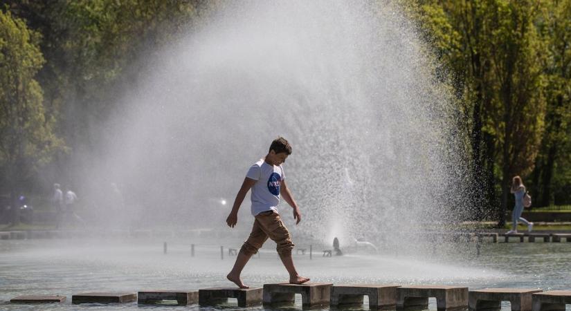 Májusi hőség tombol a Kisalföldön, a hétvégén sem lesz hideg