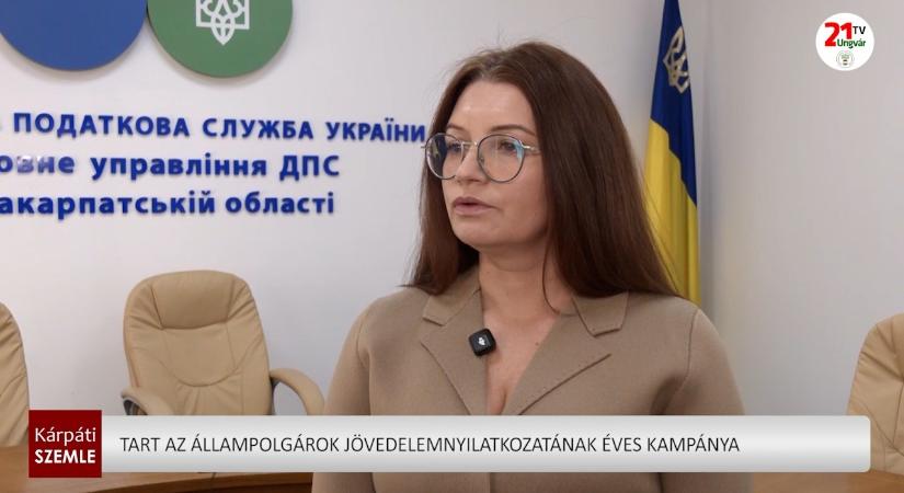 Tart az állampolgárok jövedelemnyilatkozatának éves kampánya (videó)