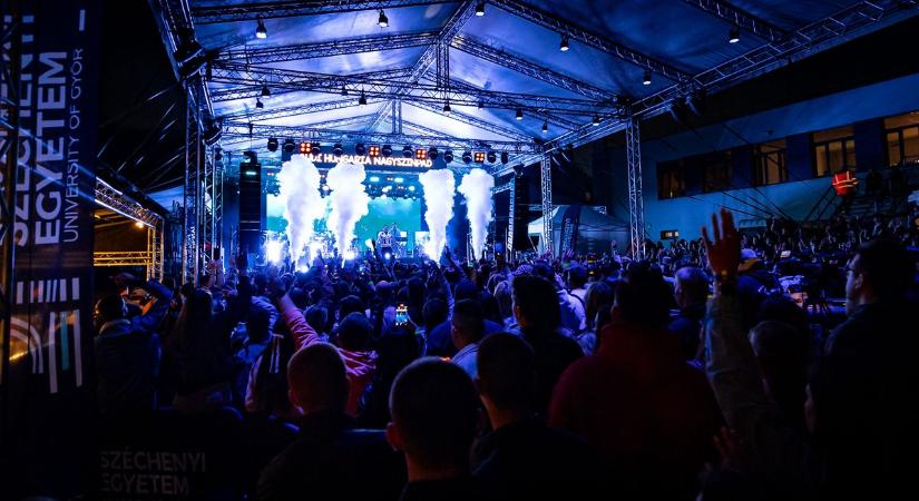 Startol a SZEN: Desh, Beton.Hofi, Dzsúdló a Széchenyi Egyetemi Napok színpadán