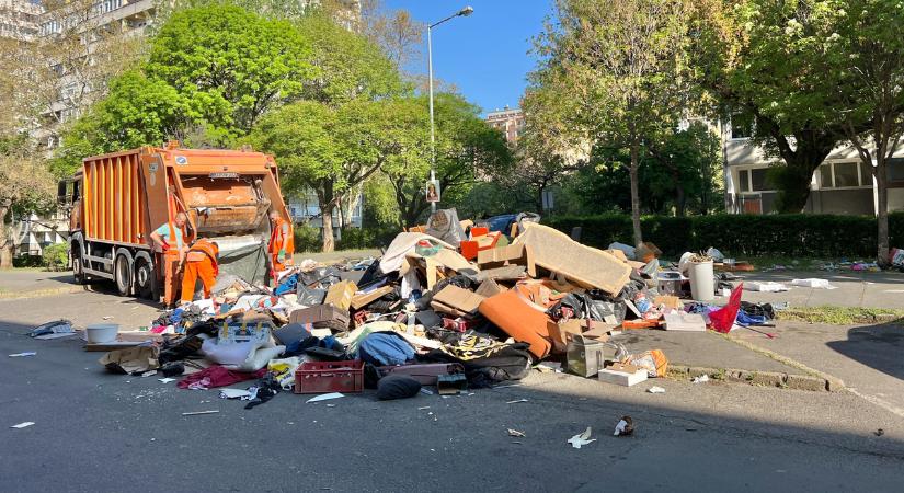 Józsefvárosi kincsvadászat: elárasztották a lomok a 8. kerületet