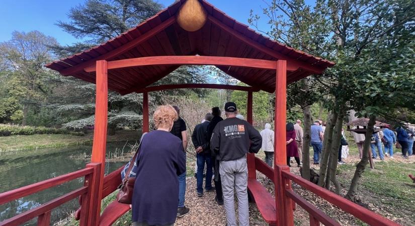 Híd a kultúrák között - japánkertet avattak a szombathelyi arobrétumban