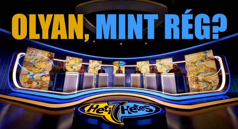 Az új Heti Hetes első adása meglepően hasonlított a régiére