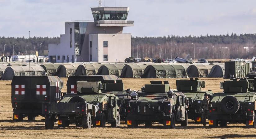 Az iráni háború miatt késhetnek a Baltikumba szánt amerikai katonai felszerelések