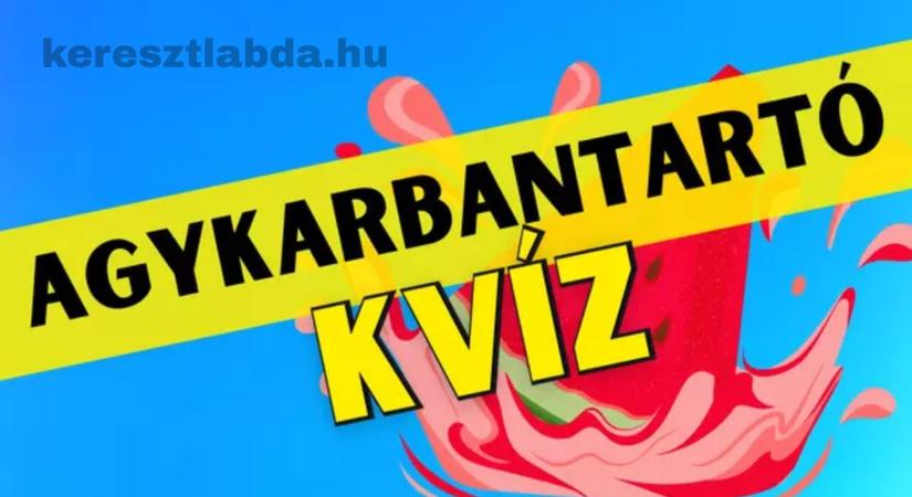 Napi agykarbantartó feladat: Hanyadik helyen volt a dinnye? A csíkok mindenkit megtévesztenek