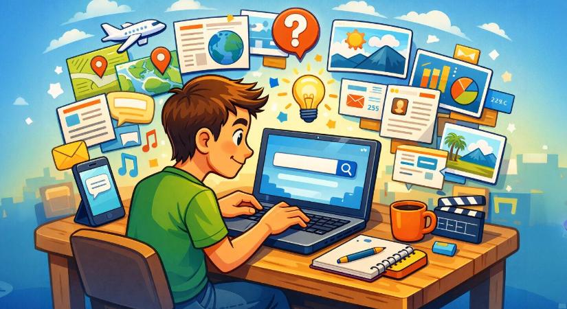 Hatékony keresés AI nélkül a Google-ben, különleges felületen