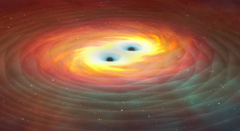 Kozmikus táncot jár két fekete lyuk, a Föld is elmozdulhat tőle