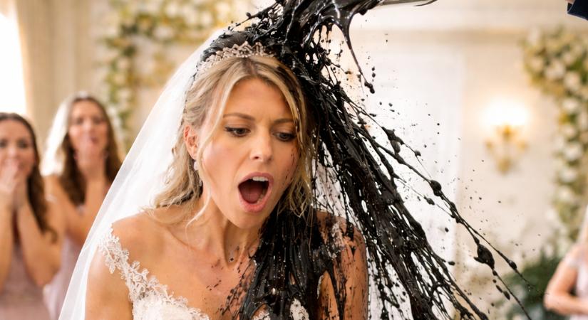 Brutális bosszú: fekete festékkel öntötte le a menyasszonyt a sógornője a szertartás előtt, ezért támadt rá