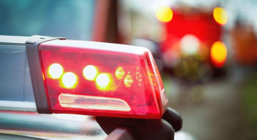 Kigyulladt egy furgon a Balatonnál