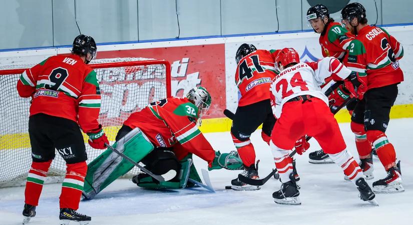 Dobos volt a hős, drámai hokimeccsen győztük le a lengyeleket