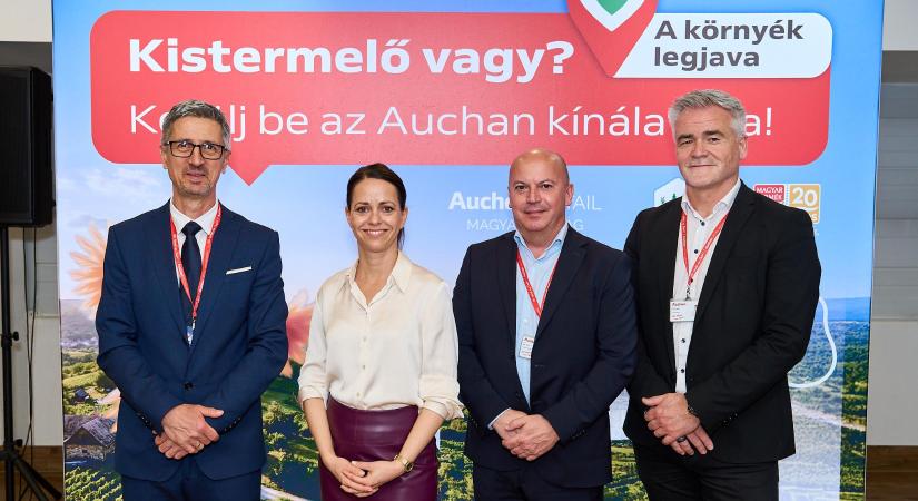 Az idő pénz: az Auchan gyors és valós bekerülési esélyt kínál a helyi kisvállalkozóknak akár egyetlen áruházba, akár országosan