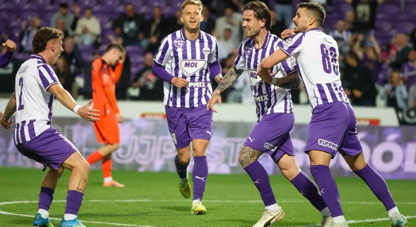 Kilenc gól a Szuszában! A parádézó Újpest ötgólos győzelmet aratott a Nyíregyháza ellen