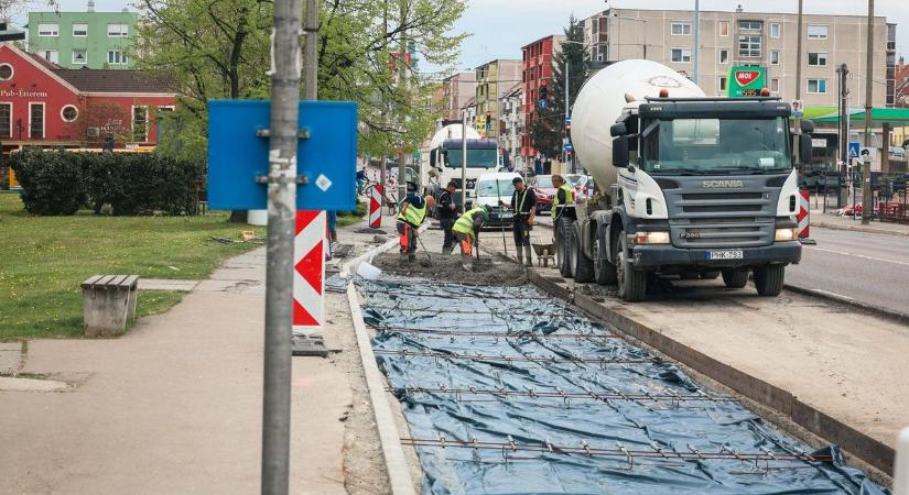 Így folytatódik a 25-ös felújítása Egerben április második felében