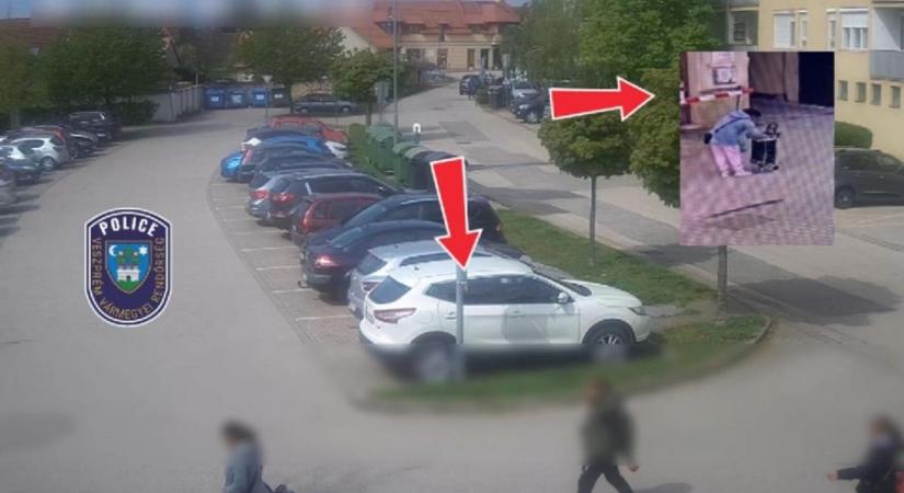 A sebváltó mellől nyúltak le milliókat a tapolcai parkolóban (videó)