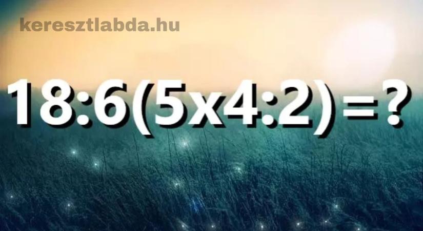 Napi matek feladat: Látszólag könnyű, de a végeredmény sokakat sokkol