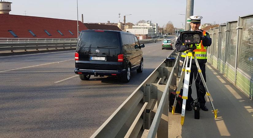 24 óra alatt több mint hétezer sebességtúllépőt mértek be a rendőrök