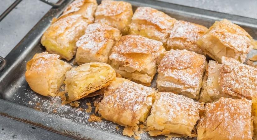 Krémes csoda ropogós tésztában – ezért a görög sütiért bolondul most mindenki