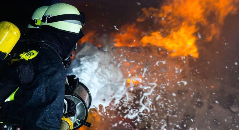 Lángolt a pajta – széna is égett a zalai településen