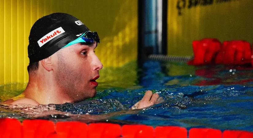 Milák Kristóf szombaton is keményen odapirított riválisainak