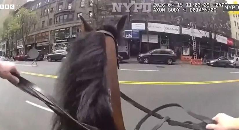 Western filmbe illő jelenet játszódott le New York utcáin