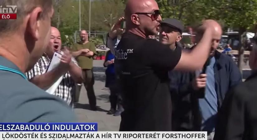 Tiszás fizikai inzultus a HírTV stábja ellen: elfajult a helyzet Balatonfüreden