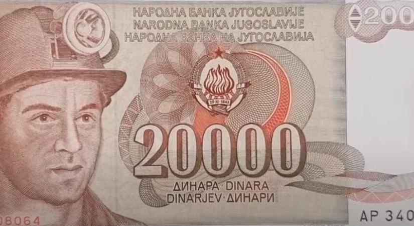 Szegényen halt meg a jugoszláv bankjegyen szereplő bányász